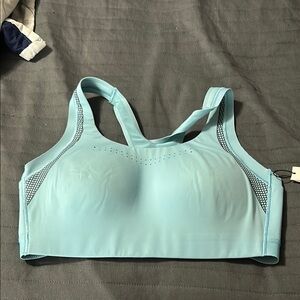 Victoria's Secret Blue Sports Bra Moisture-Wicking Racerback